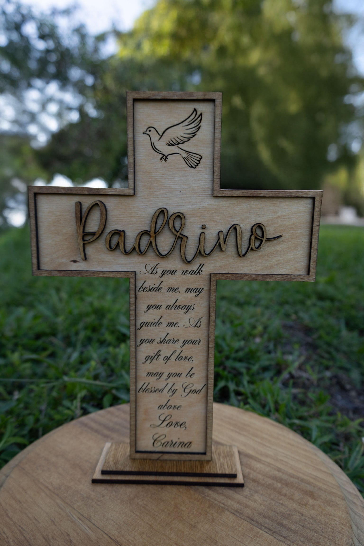 Personalized Wooden Cross Gift